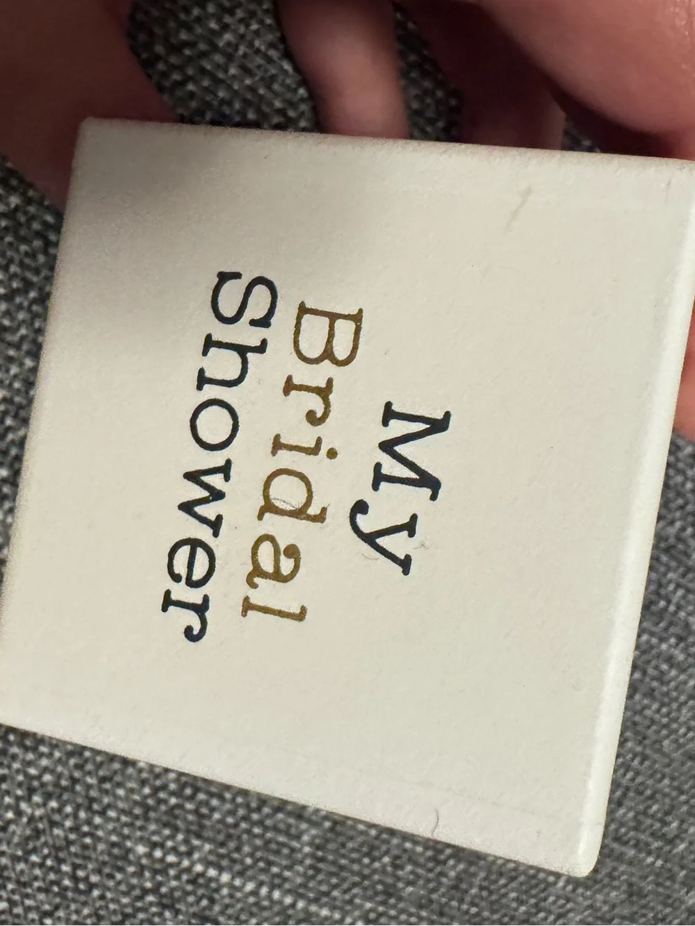 Countdown Blocks - White and Gold